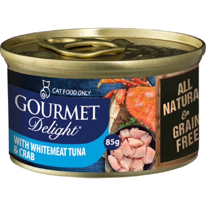 Gourmet Delight - Whitemeat Tuna & Crab 85g