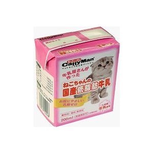 日本CattyMan 幼貓用 日本國產低脂肪牛乳牛奶 200ml