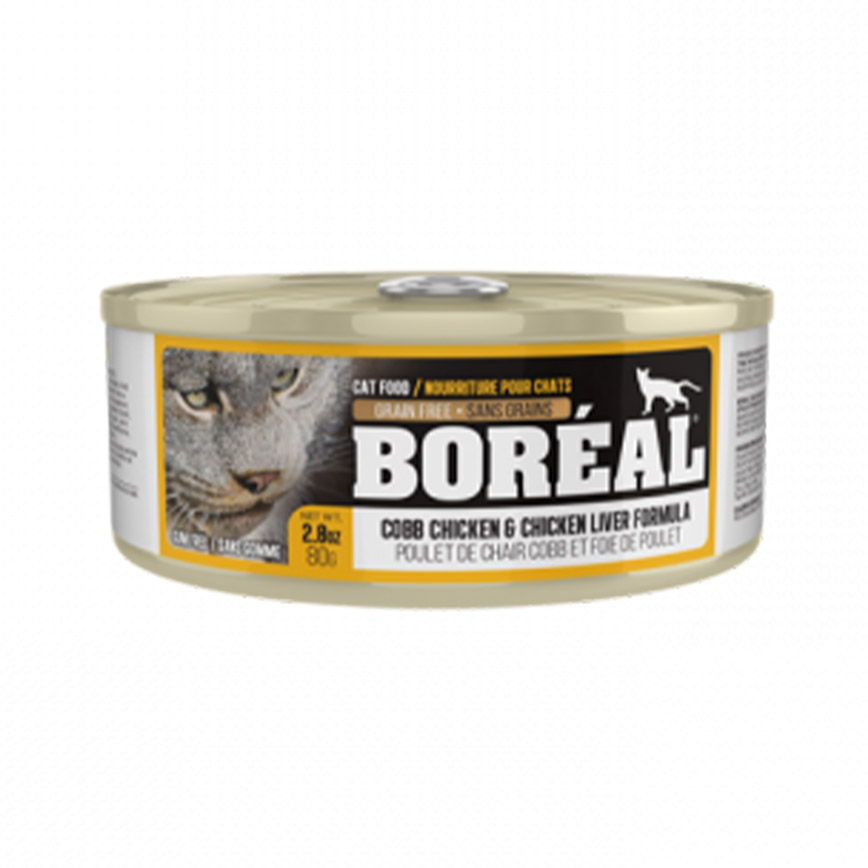BOREAL 全貓罐頭 雞肉及雞肝配方 80g