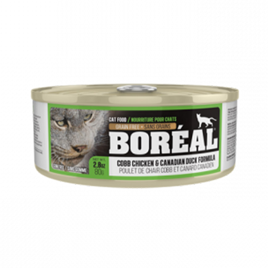 BOREAL 全貓罐頭 雞肉及鴨肉配方 80g