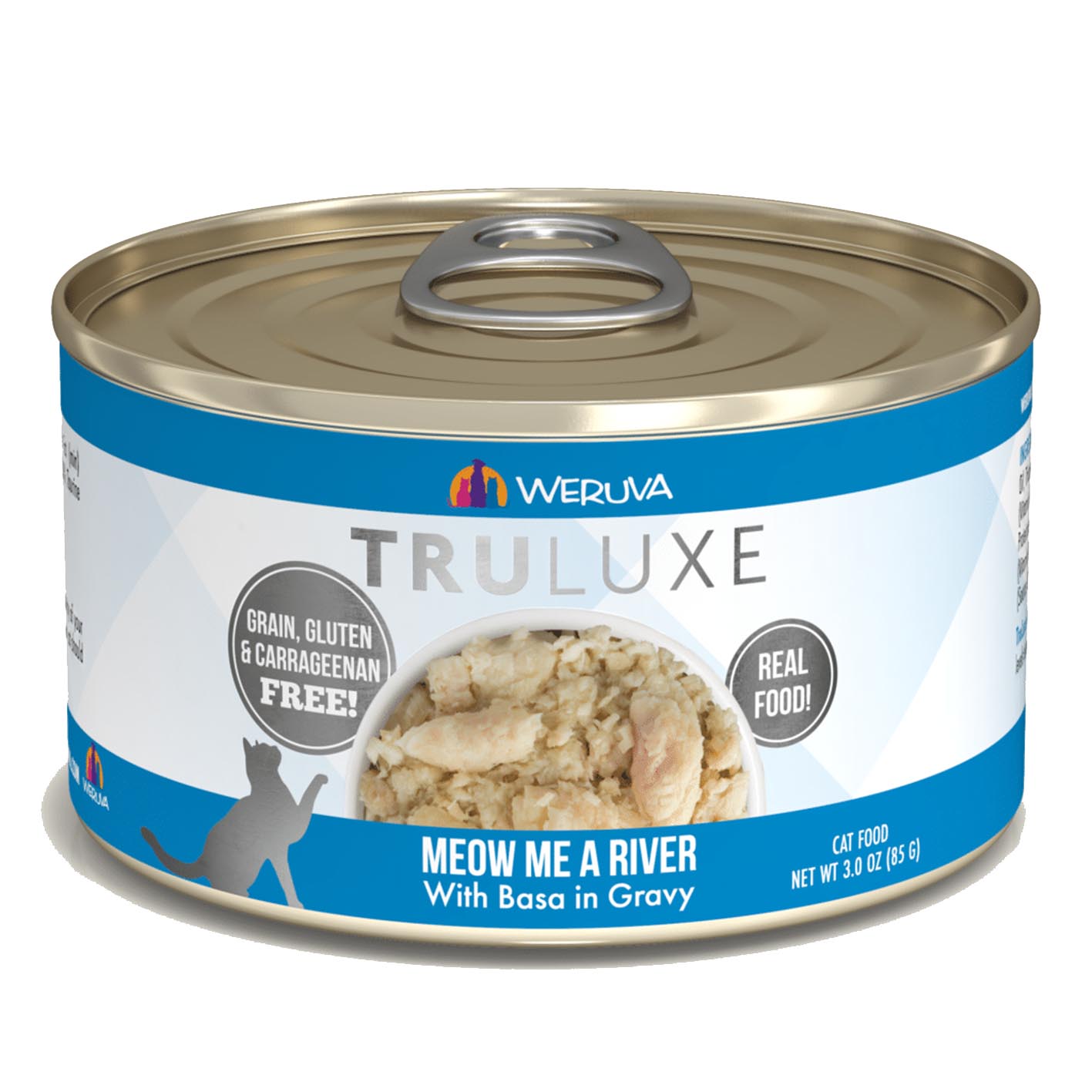 WeRuVa 貓罐頭 主食罐 尊貴系列 野生鯰魚、魚湯 Meow Me a Riwer 170g (001880)