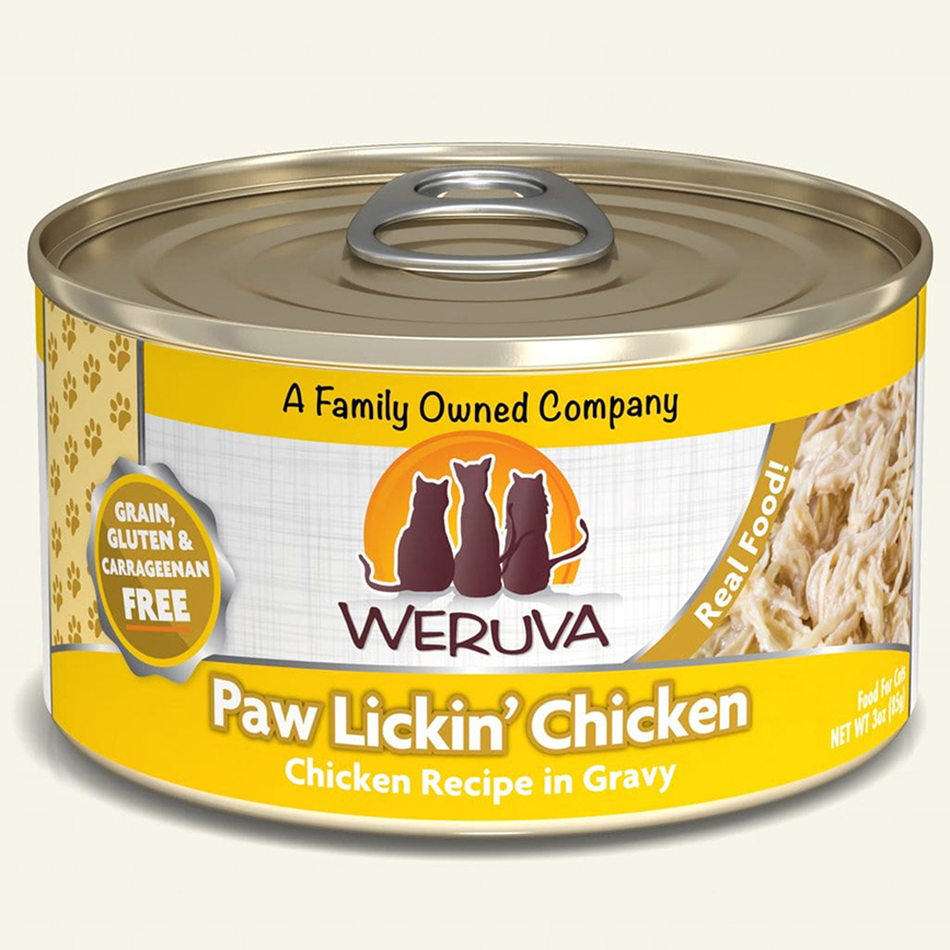 WeRuVa 貓罐頭 主食罐 無骨及去皮雞胸肉 156g (黃) (001811)