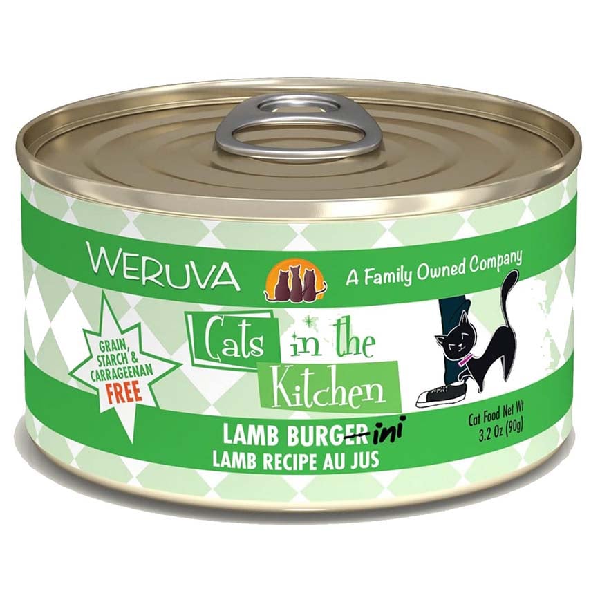 WeRuVa 貓罐頭 主食罐 廚房系列 野生吞拿魚、羊肺及魚湯 Lamb Burgini 90g