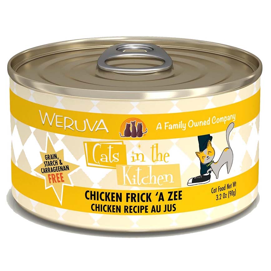 WeRuVa 貓罐頭 主食罐 廚房系列 雞湯、無骨去皮雞肉 Chicken Frick 'A Zee 90g (001052)