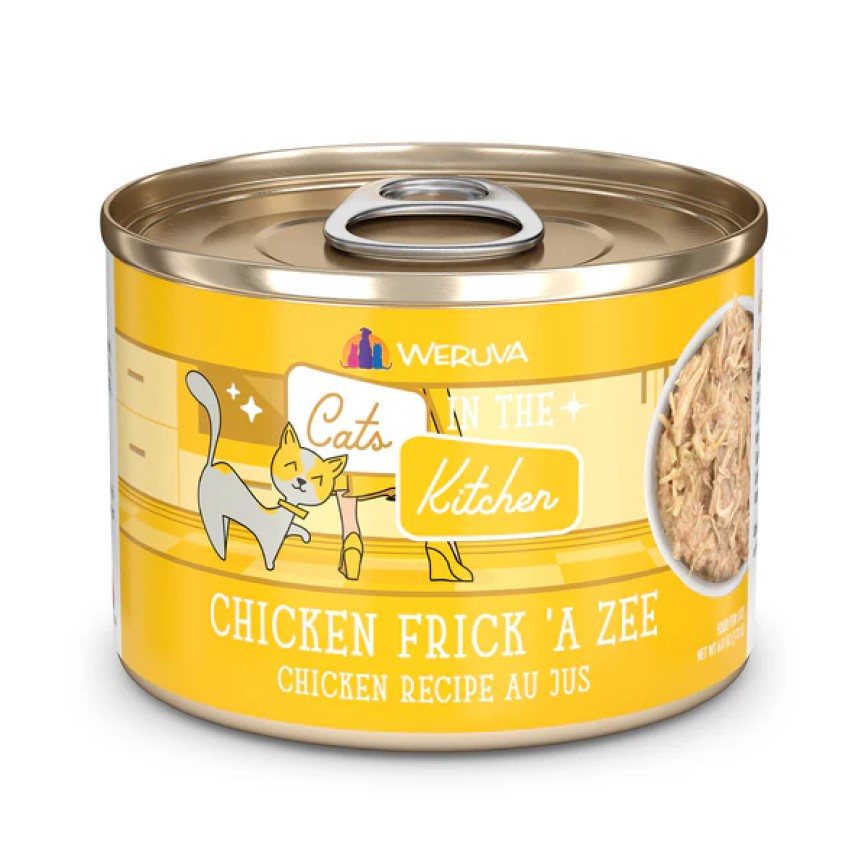 WeRuVa 貓罐頭 主食罐 廚房系列 雞湯、無骨去皮雞肉 Chicken Frick 'A Zee 170g (001866)