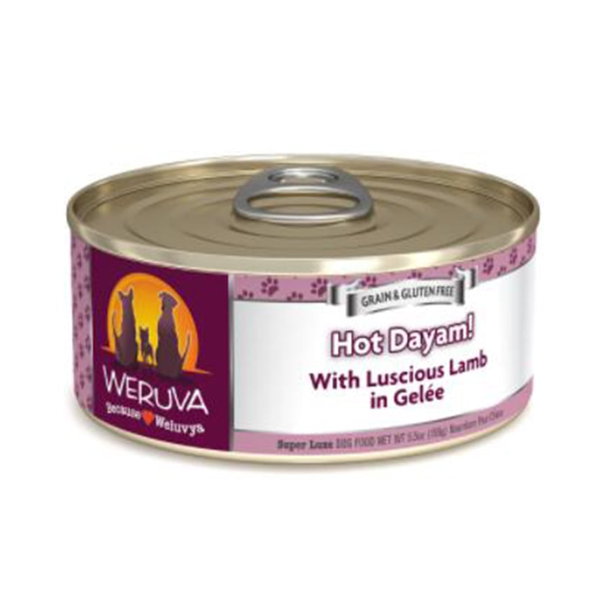 WeRuVa 狗罐頭 經典系列 羊肉+鯖魚 156g (紫紅) (002611)