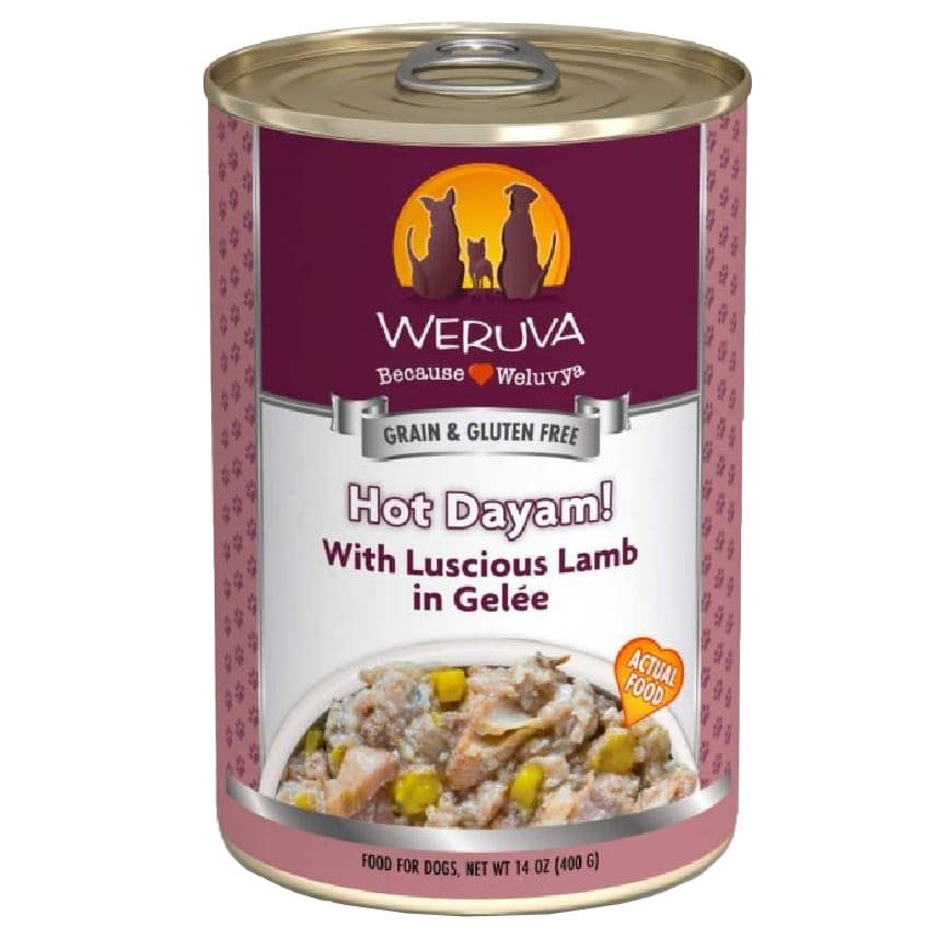 WeRuVa 狗罐頭 經典系列 羊肉+鯖魚 Hot Dayam 400g (紫紅) (002641)