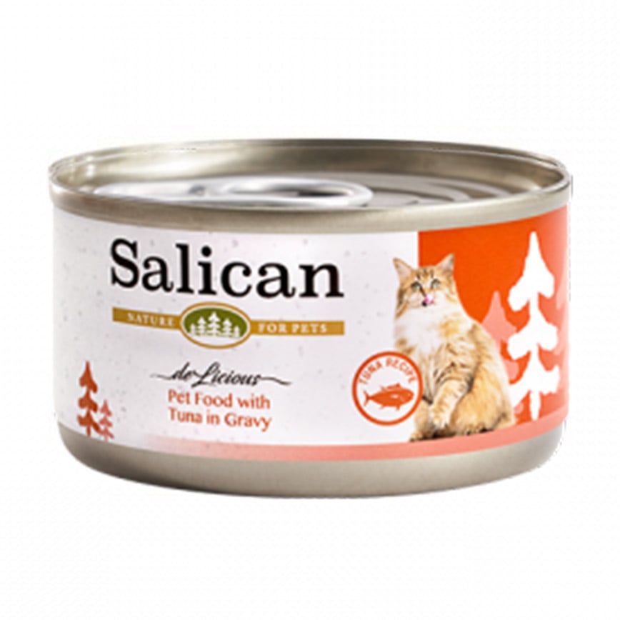 Salican 貓罐頭 肉汁吞拿魚 85g (002888)