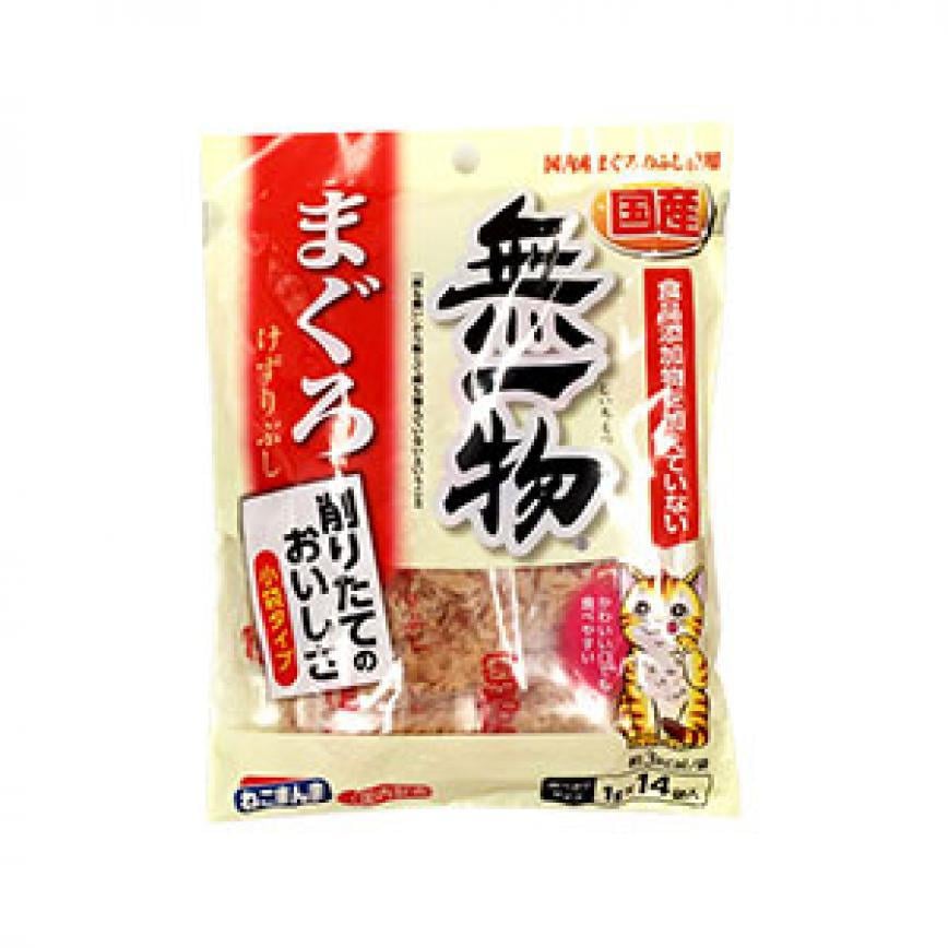 日本無一物 刨花魚片 金槍魚味 14g (紅色)