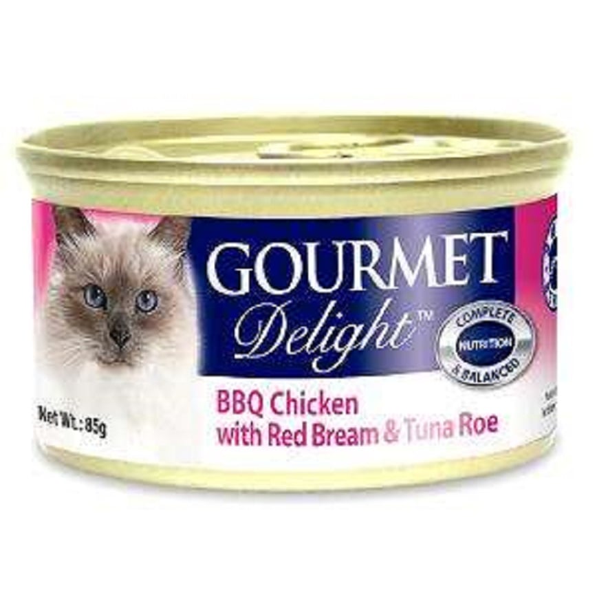 Gourmet Delight - BBQ Chicken with Red Bream & Tuna Roe 85g
