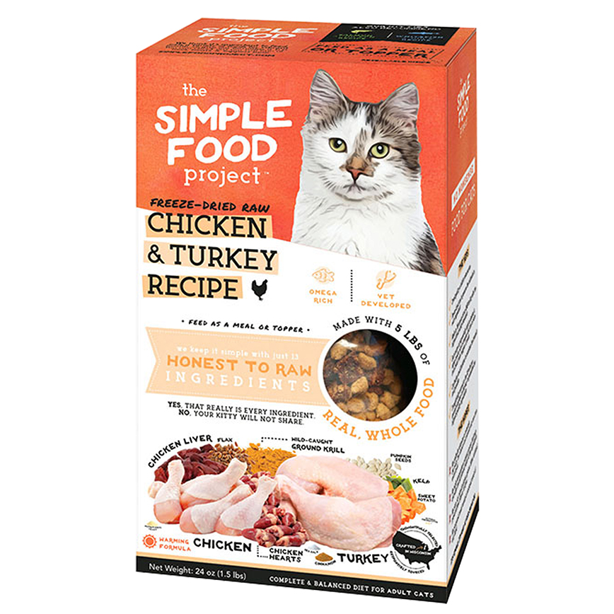 The Simple Food Project 全貓糧 凍乾脫水系列 雞及火雞 1.5lbs (SFP201)