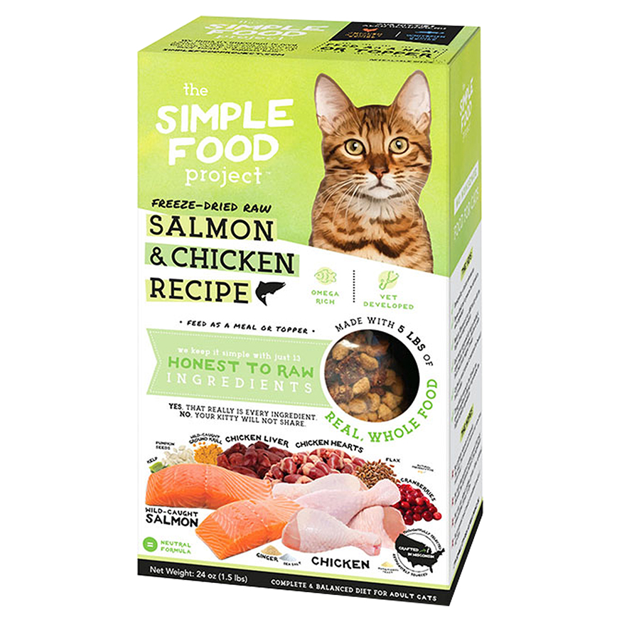 The Simple Food Project 全貓糧 凍乾脫水系列 三文魚及雞 1.5lbs (SFP202)