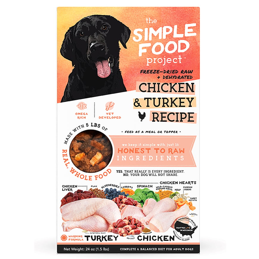 The Simple Food Project 全犬狗糧 凍乾脫水系列 雞及火雞 1.5lbs