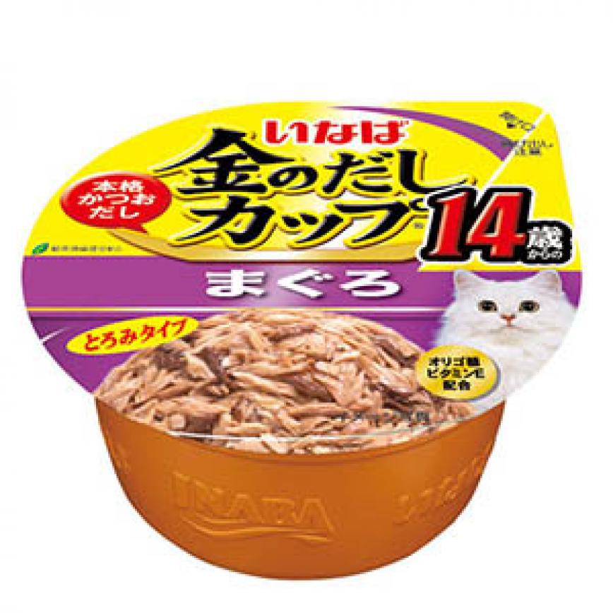 CIAO 貓罐頭 日本金湯鰹味杯 金槍魚味 14歲食用 70g (紫) (IMC-144)