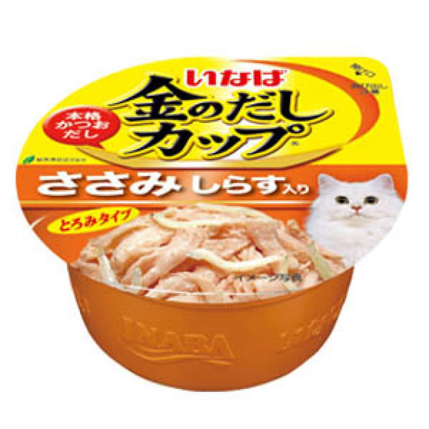 CIAO 貓罐頭 日本金湯鰹味杯 雞肉．銀魚味 70g