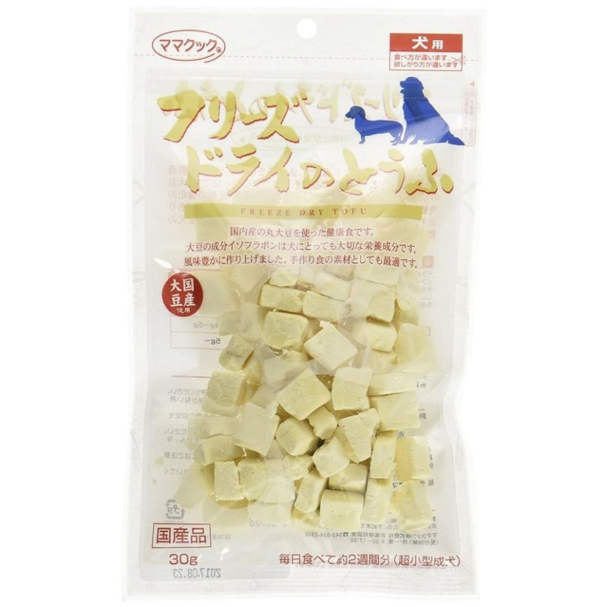 日本但馬高原 狗小食 凍乾豆腐粒 25g (白)