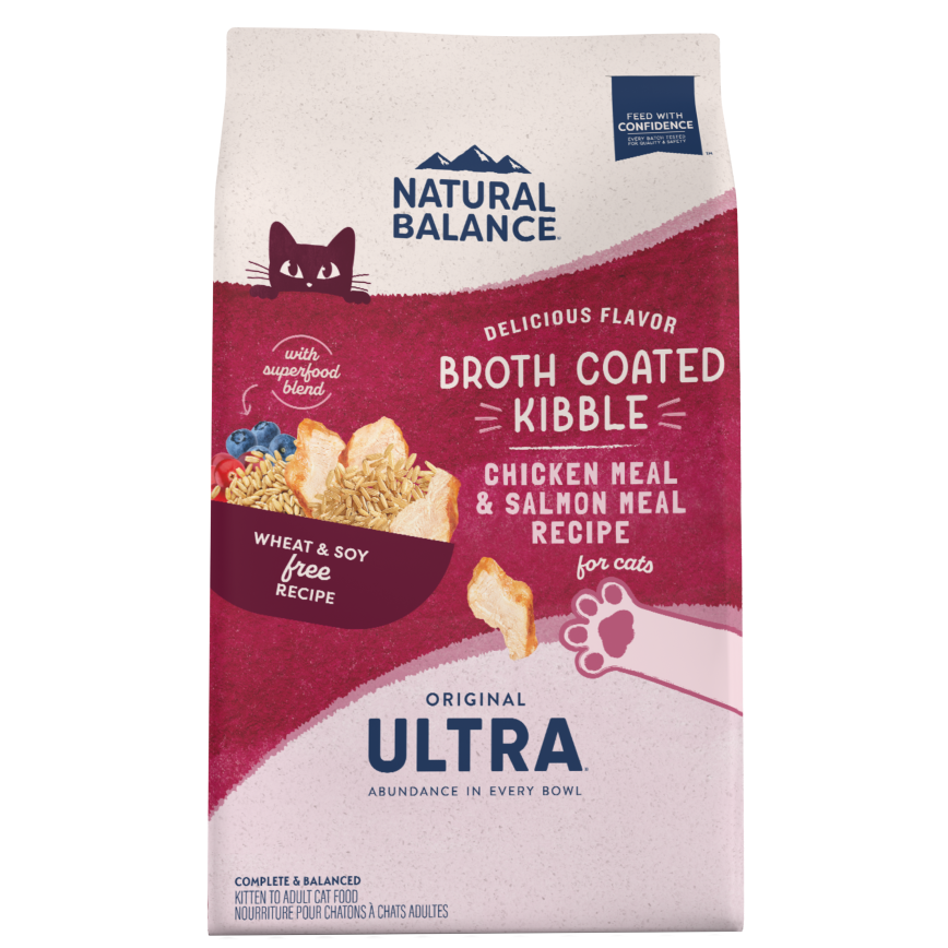 Natural Balance 貓糧 ORIGINAL ULTRA 滋味系 極上雞肉三文魚 全貓配方 15lb (粉紅色) (00315)