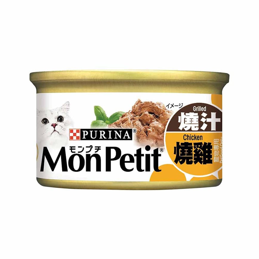MonPetit 貓罐頭 至尊系列 精選燒雞 85g (燒汁系列) (橙) (NE12341532)