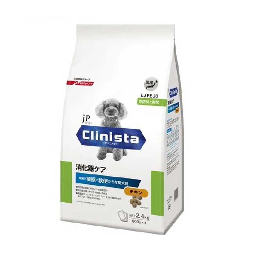 日本Petline jP Style Clinista 狗狗消化腸胃健康維持乾糧 雞肉味 2.4kg (綠藍)