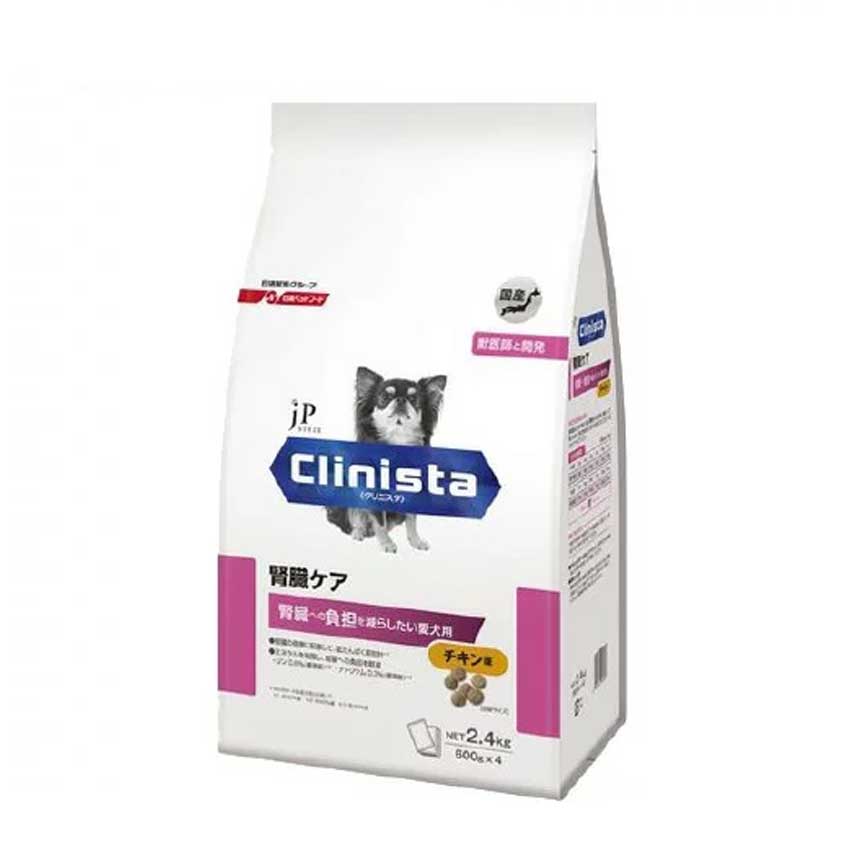 日本Petline jP Style Clinista 狗狗腎臟健康維持乾糧 雞肉味 2.4kg (桃紅) (TBS)