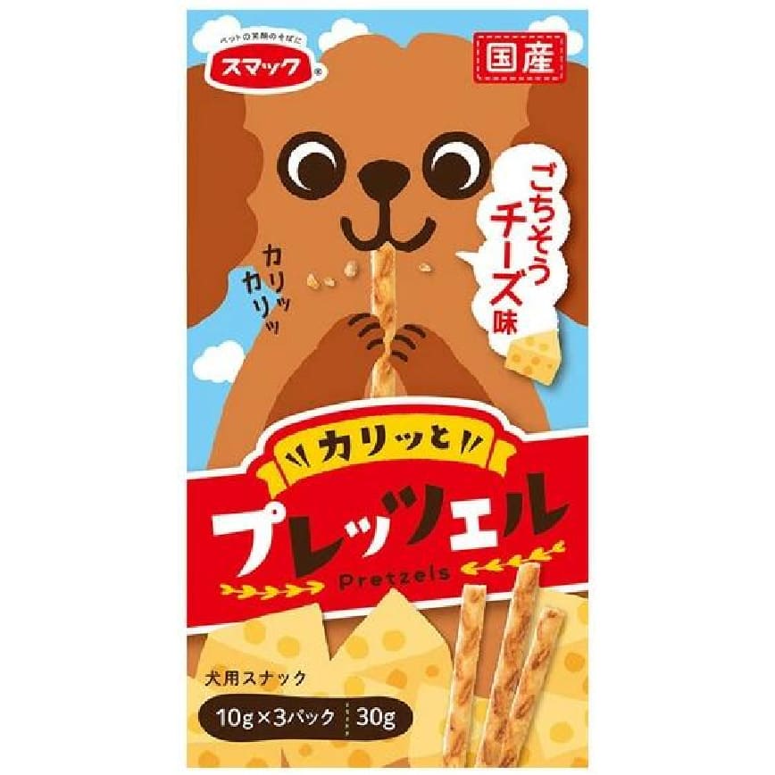 日本SMACK 狗狗百力滋 Dog Pretz 芝士味 30g (紅)