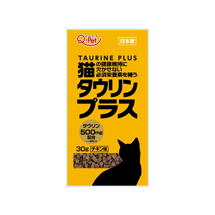 日本Q-PET 貓零食 牛磺酸雞肉 30g (黃) (停售)