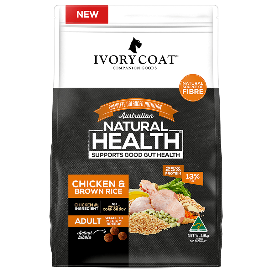 Ivory Coat 狗糧 雞肉糙米成犬配方 Chicken & Brown rice 2.5kg (IWAC2.5K)