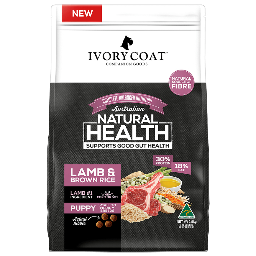Ivory Coat 狗糧 羊肉糙米幼犬配方 Lamb and Brown rice 2.5kg (IWPL) (TBS)