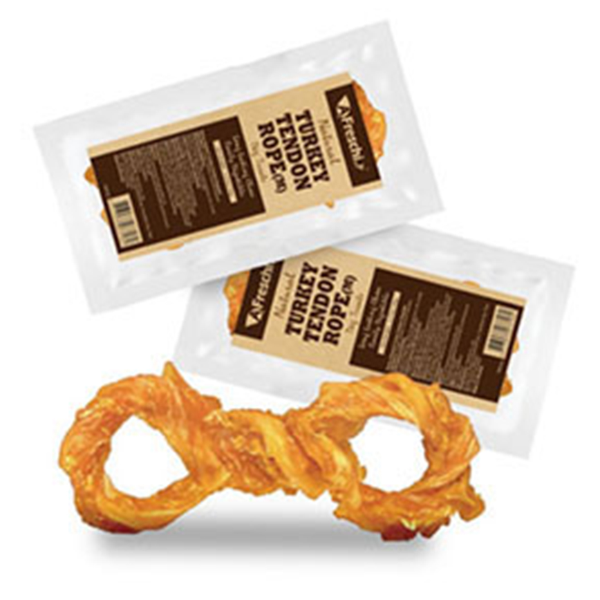 A Freschi Srl 狗零食 Natural Turkey 天然火雞筋八字骨 M (犬用) (TRP03H)