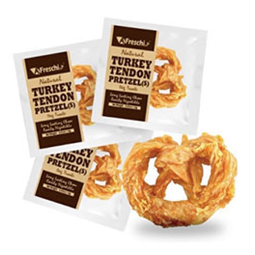 A Freschi Srl 狗零食 Natural Turkey 天然火雞筋蝴蝶卷 M (犬用) (TPZ03H)