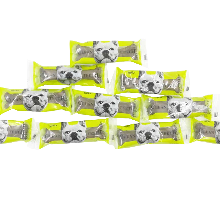 YaHo 狗零食 狗狗磨牙潔齒狗骨 一支裝