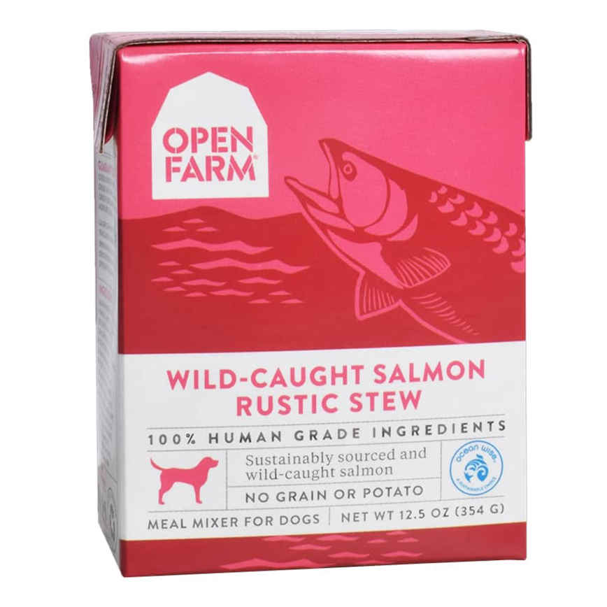 Open Farm 狗濕糧 燉肉配方 野生三文魚 12.5oz (OFD-ST-WS)