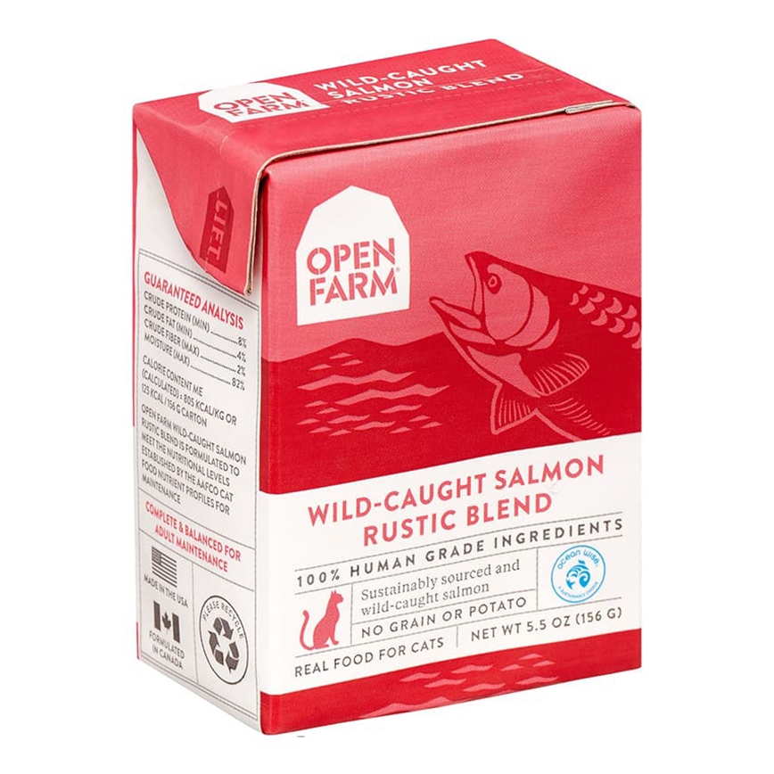 Open Farm 貓濕糧 燉肉配方 野生三文魚 5.5oz (OFC-BL-WS)