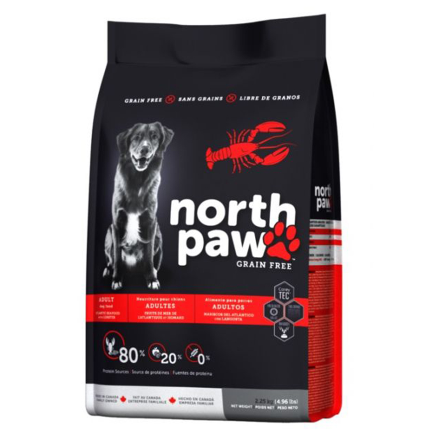 North Paw 狗糧 無穀物成犬配方 海魚+龍蝦 2.25kg ( NPDLB02)