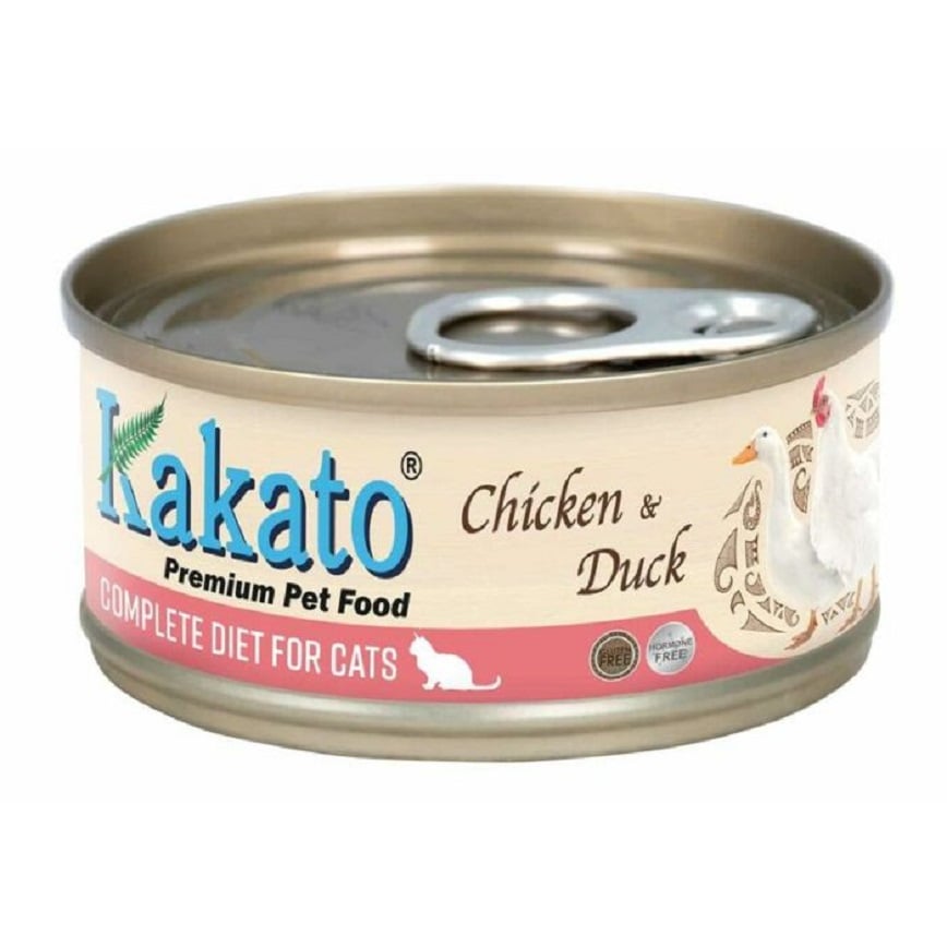 Kakato 主食罐 貓罐頭 雞肉及鴨肉 70g (TD0762EIN)