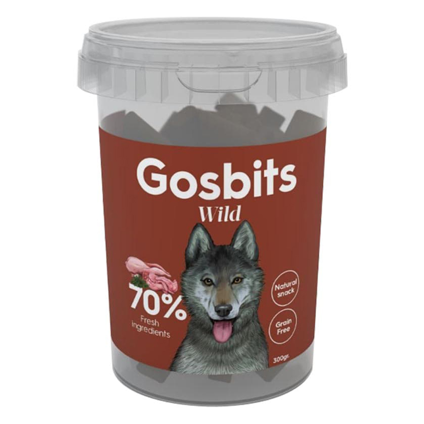 Gosbits 天然狗小食 無穀滋味棒 野味 300g (GW300)