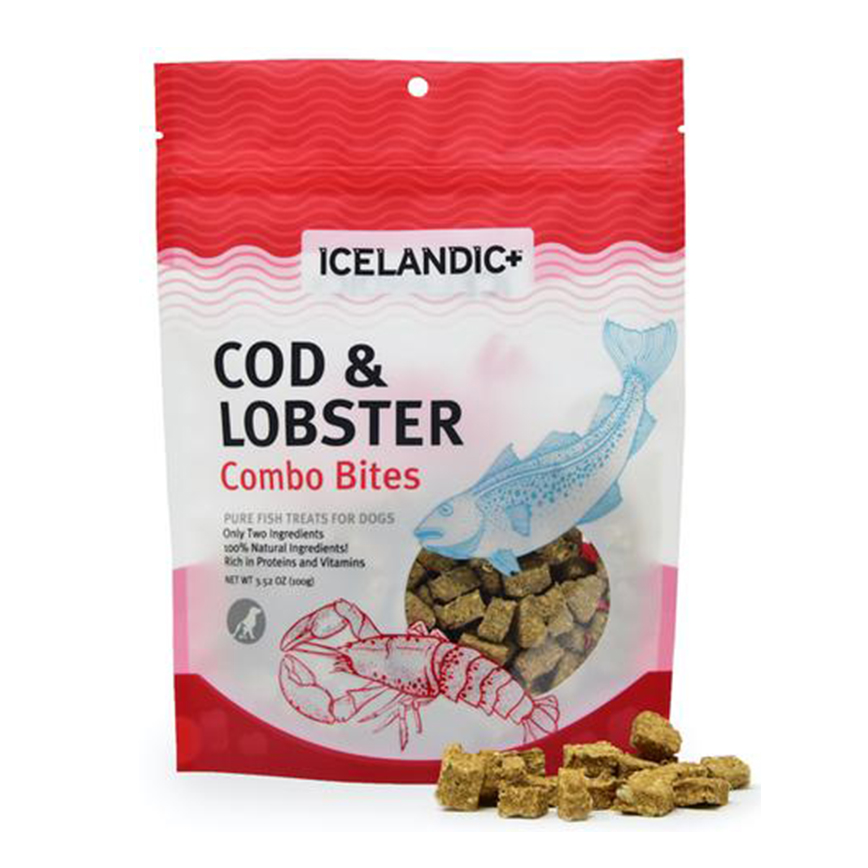 Icelandic+ 狗小食 冰島鱈魚+龍蝦粒 3.52oz (ICECL)