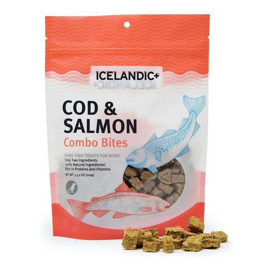 Icelandic+ 狗小食 冰島鱈魚+三文魚粒 3.52oz (ICESA)
