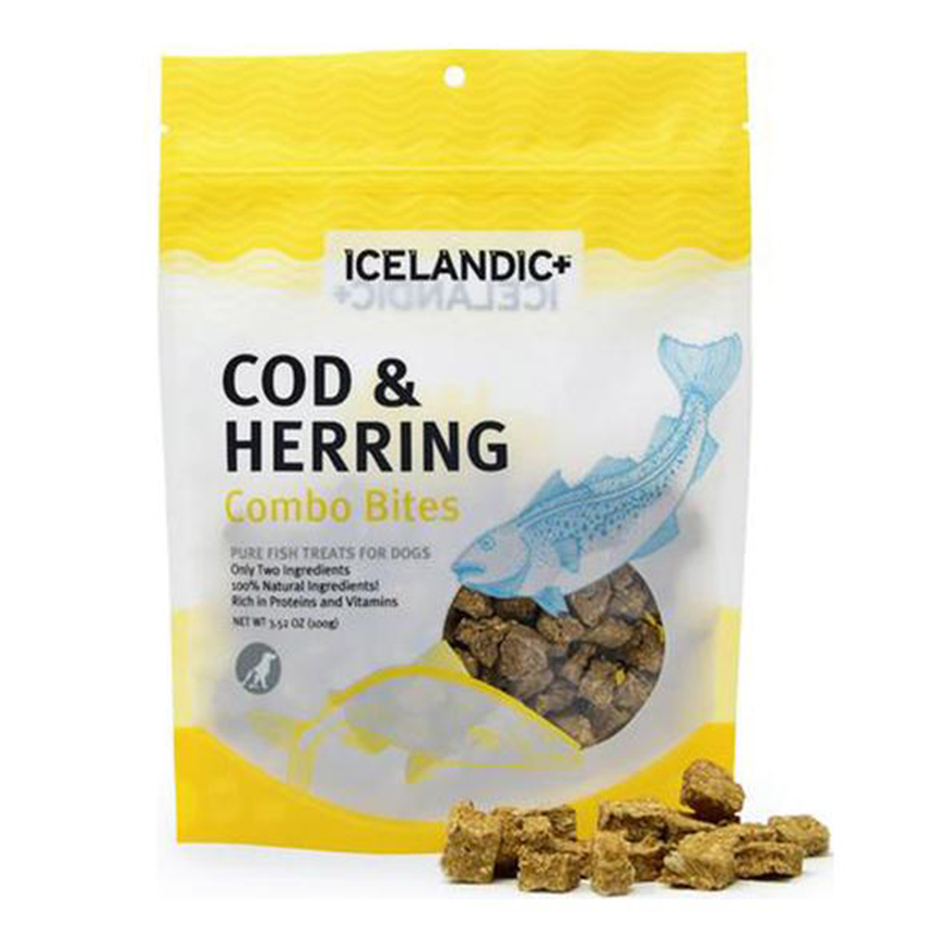 Icelandic+ 狗小食 冰島鱈魚+鯡魚粒 3.52oz (ICEHR)