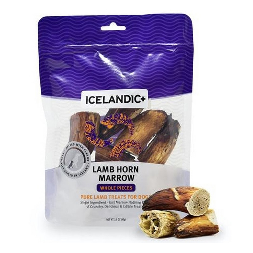 Icelandic+ 狗潔齒小食 冰島原隻羊角 4.5oz (ICELH)