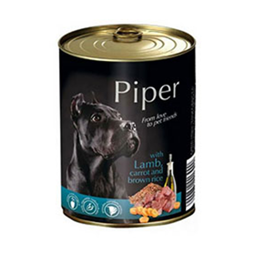 Piper 黑鑽狗罐頭系列 成犬配方 羊肉+甘筍+糙米 800g (PL800)