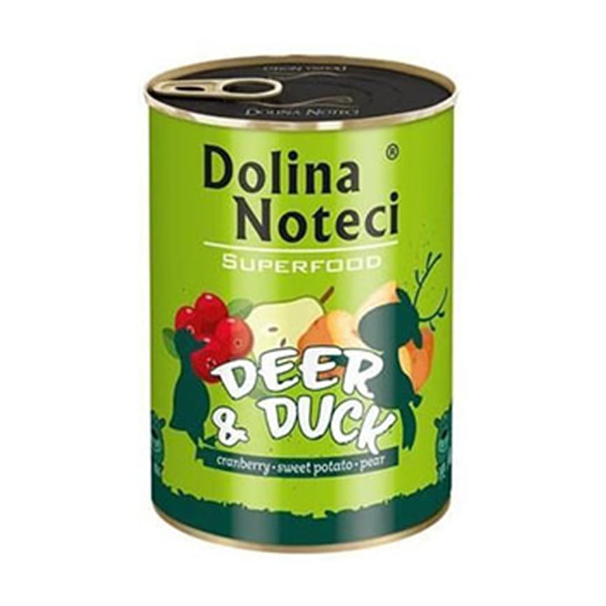 Dolina Noteci 狗罐頭 鹿+鴨 400g (DDD400)