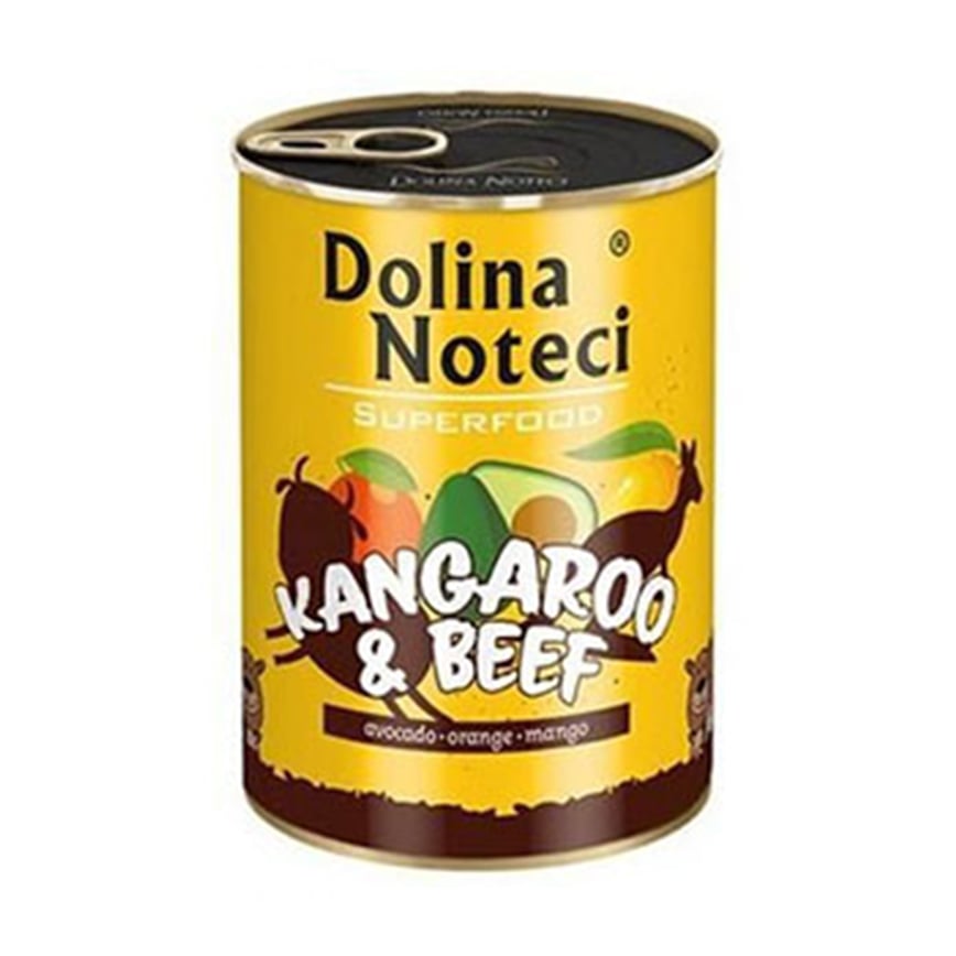 Dolina Noteci 狗罐頭 袋鼠+牛 800g (DKB800)