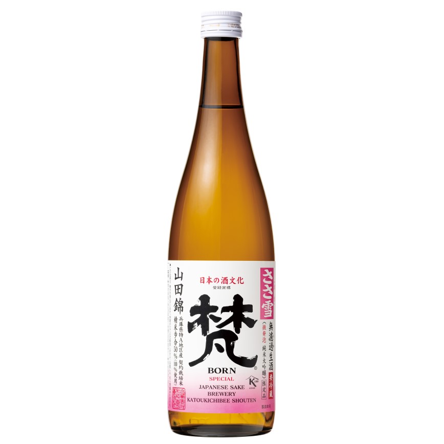 梵 ささ雪 酒雪 純米大吟釀 無濾過 Sparkling Sake 微發泡氣泡清酒 720ml - 限定品