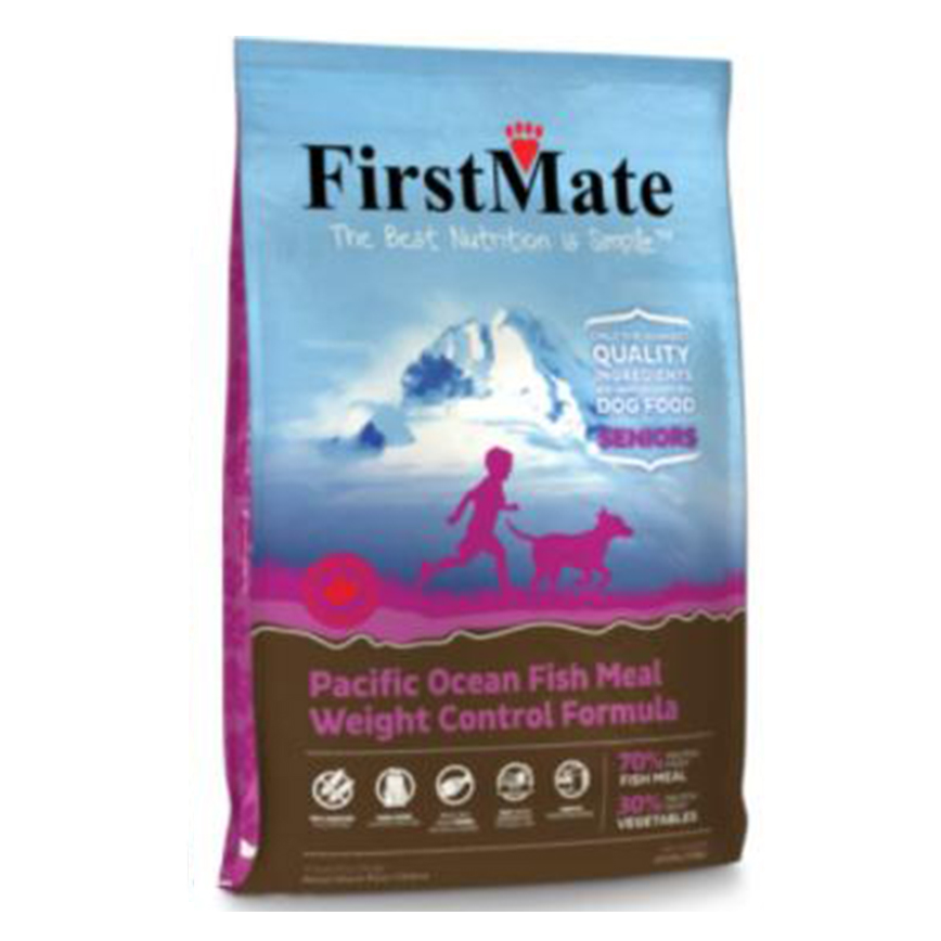 FirstMate 無穀物高齡或體重控制犬糧 海魚+馬鈴薯 (細粒) 11.4kg (25lb) (新包裝)