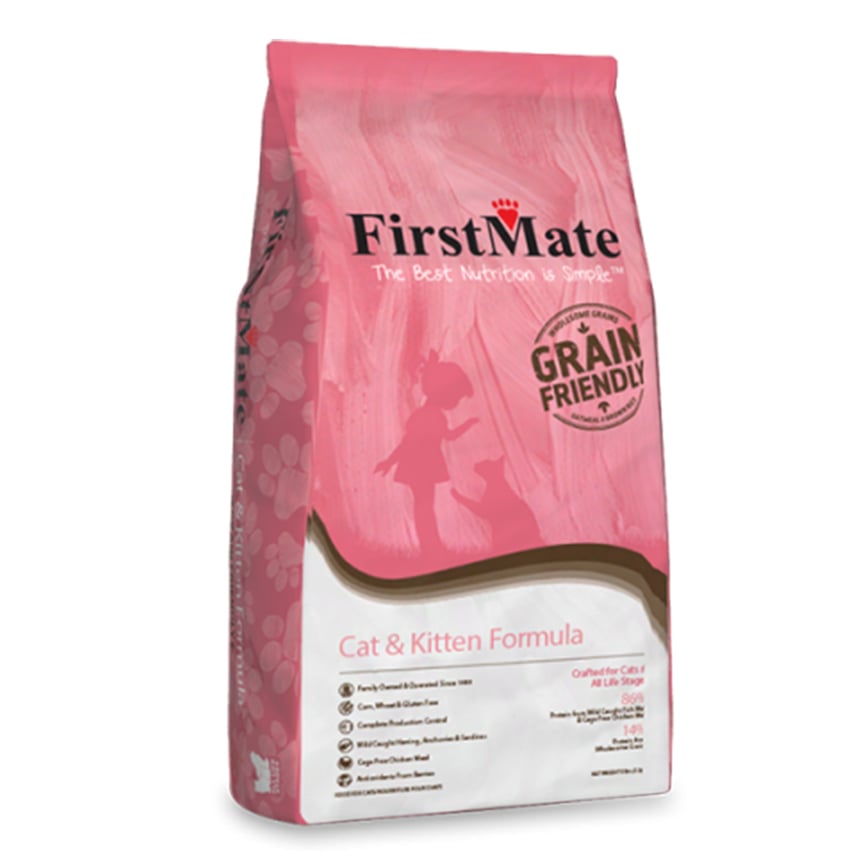 FirstMate 貓糧 優穀系列 成貓及幼貓糧 6kg (13.2lb)