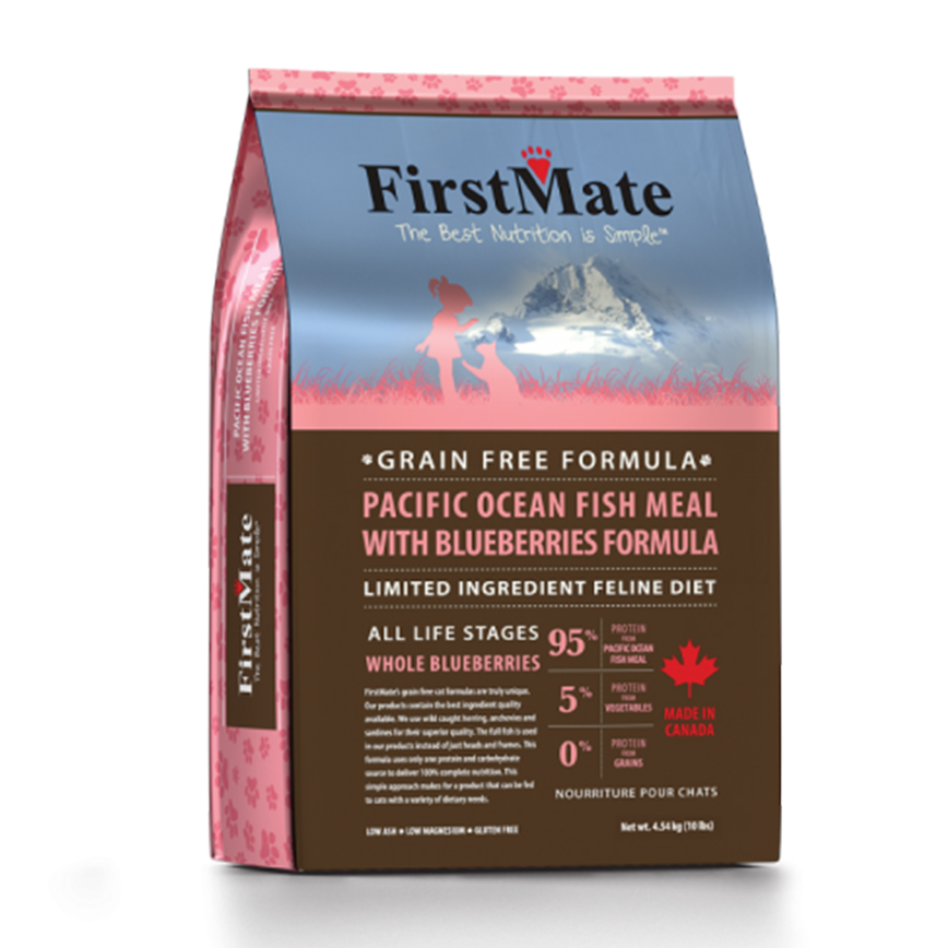 FirstMate 貓糧 無穀物全貓糧 太平洋海魚+藍莓 1.8kg (4lb)