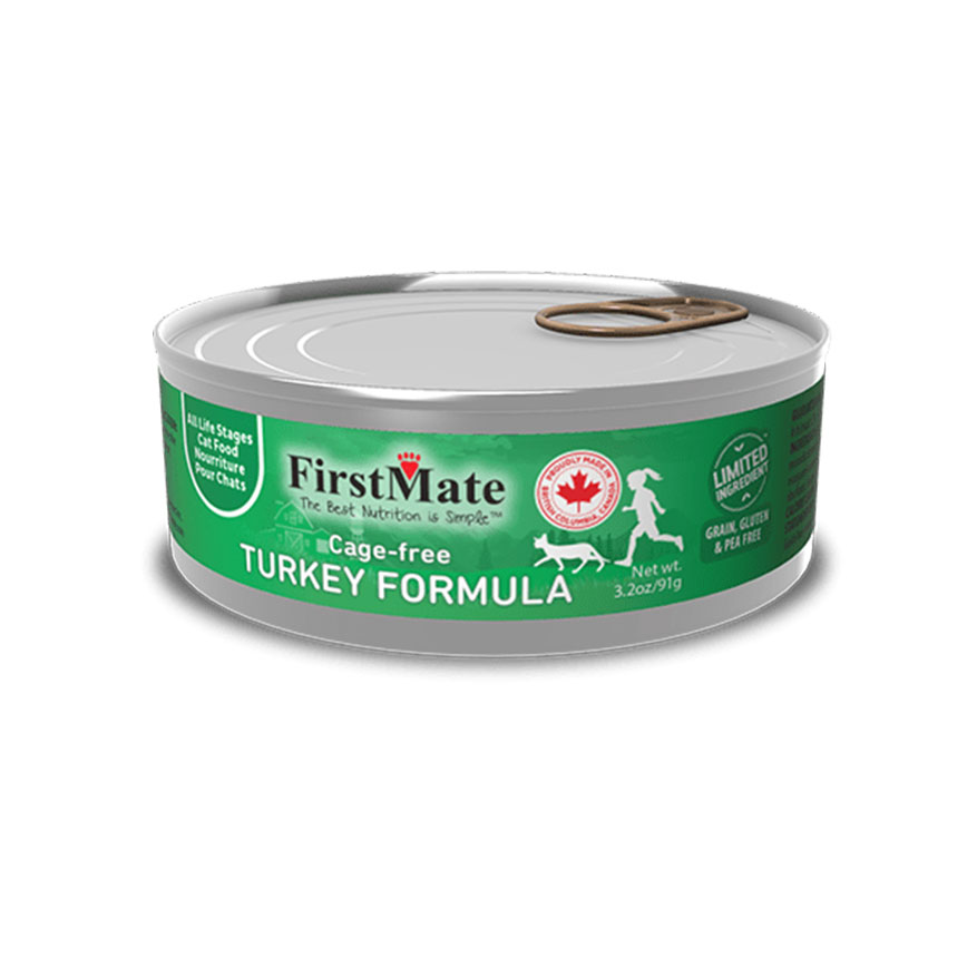 FirstMate 貓罐頭 無穀物走地火雞 156g 圖 2