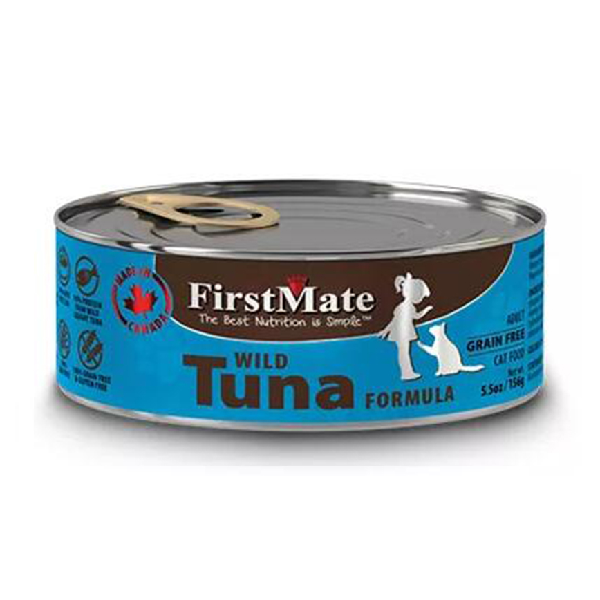 FirstMate 貓罐頭 無穀物野生吞拿魚 156g