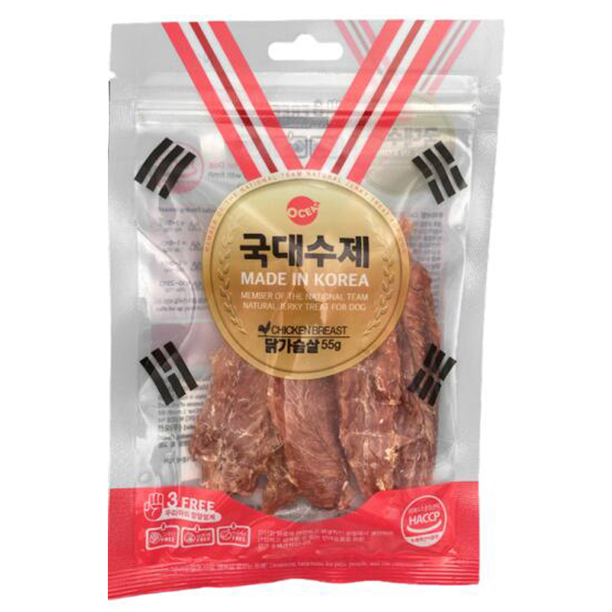 韓國風乾健康天然 狗零食 雞胸肉 60g (N-001)